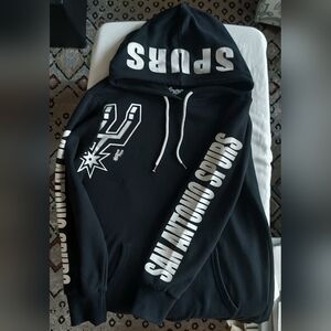 NBA San Antonio Spurs Women's Sweatshirt Hoodie By Carl Banks G-III 4her